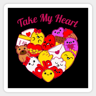 Take My Heart Sticker